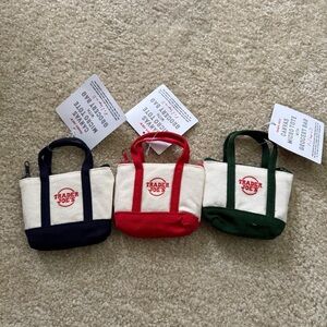 Trader Joe’s Canvas Micro Tote Bag Set
